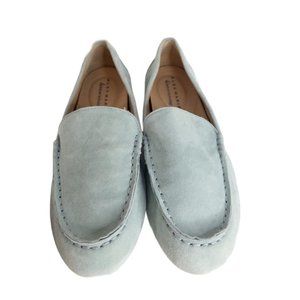 ALEX Marie Suede Mint Green Size 7.5 Padded Loafer EUC